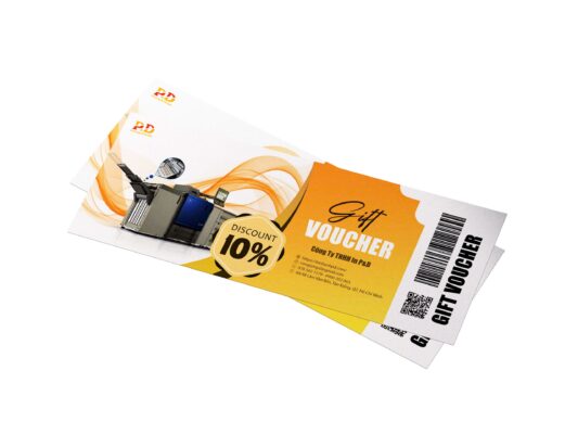 Dịch vụ in voucher chất lượng cao tại In Nhanh P&D