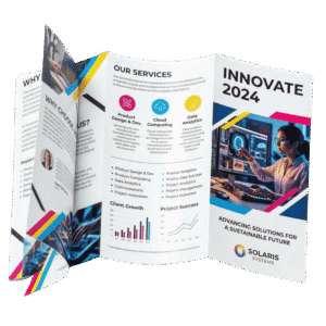 In brochure gấp ba