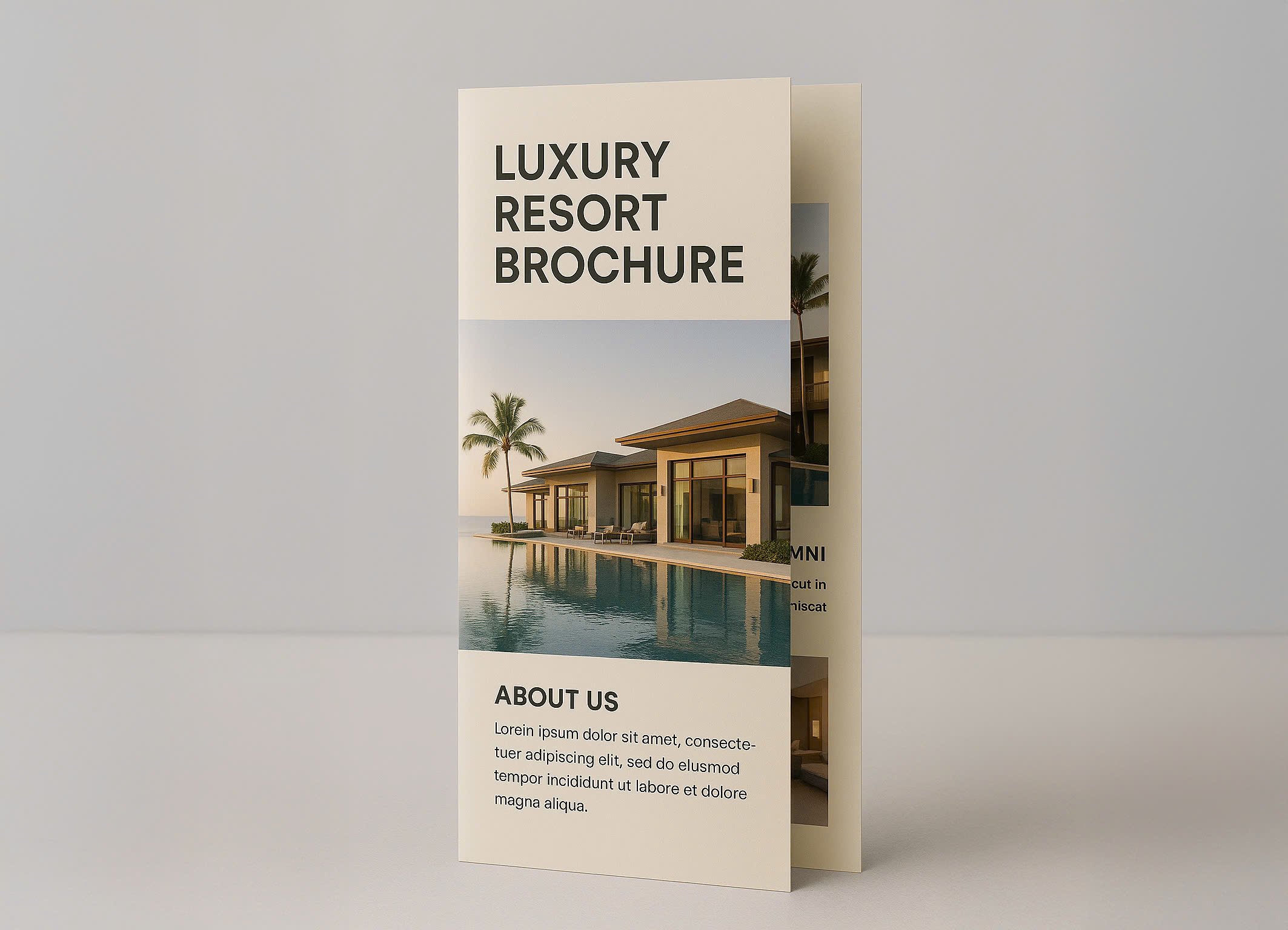 Brochure gấp 3 vàng kim