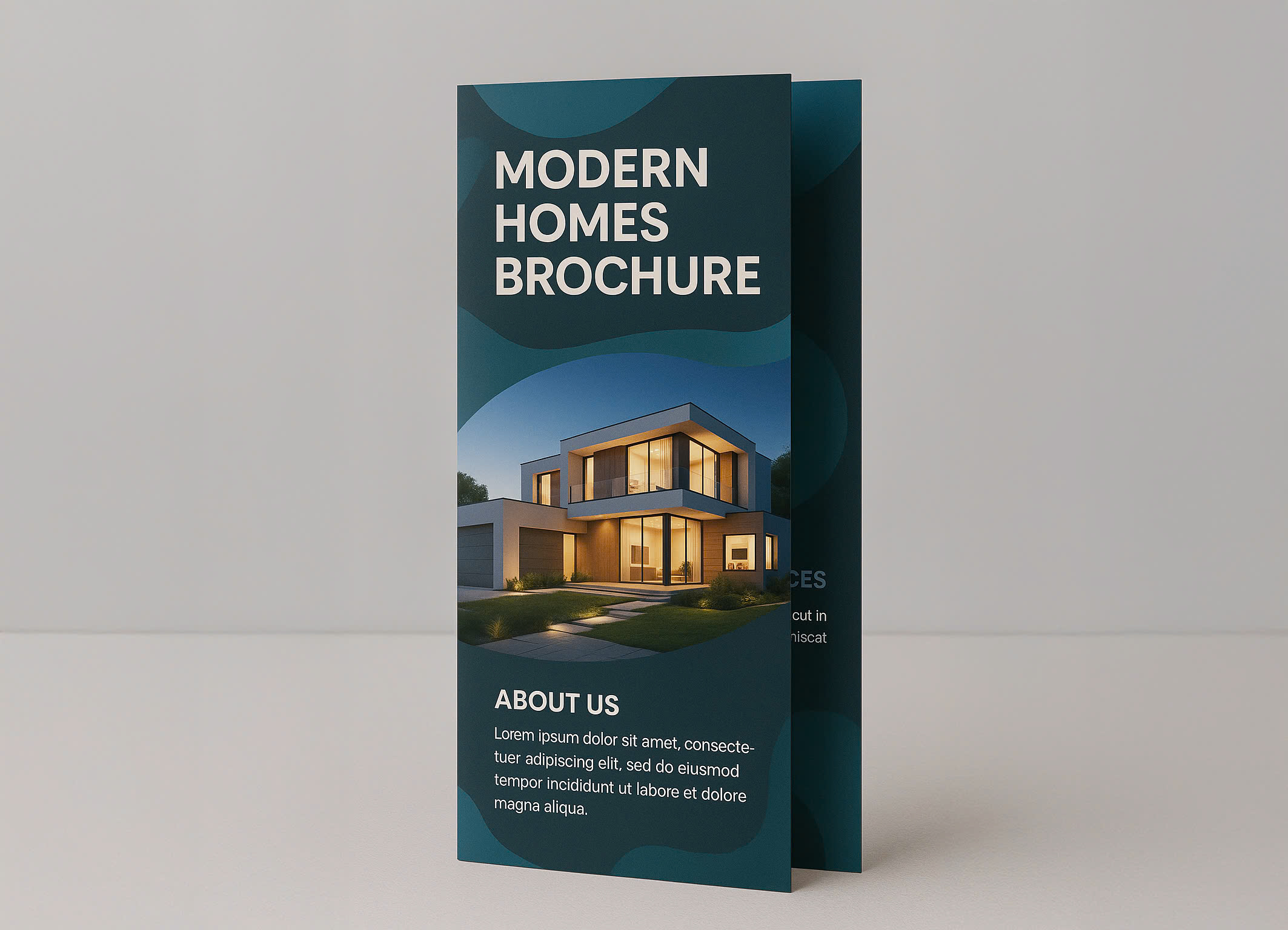 Brochure gấp 3 giới thiệu bất động sản sang trọng