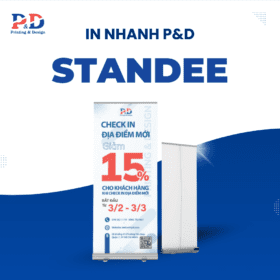 In standee banner